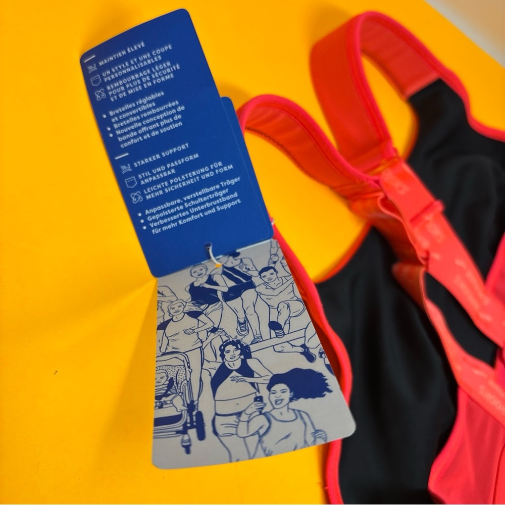 34C Brooks Women's Sports Bra gym workouts running neo cayenne 2.0 convertible - Picture 7 of 16